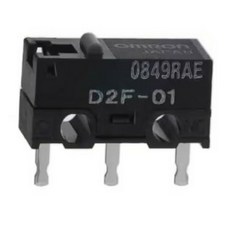 OMRON 滑鼠微動開關, 1個, D2F-01F