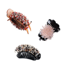 Susuda 水晶珠夾銷 3 件套