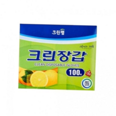 크린랩 크린장갑 (1개입) 100매, 개 1개입