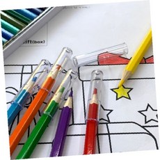 학생 필기구 안전 보관 플라스틱 끝마개 어린이 학용품 필통 정리 투명 커버 캡, 1개, 상세페이지 참조