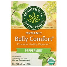 Traditional Medicinals Tea Belly Comfort Pppr, Traditional Medicinals Tea Bel, 1.75g, 16