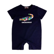 Crocodile Junior 經典鱷魚印圖連身褲