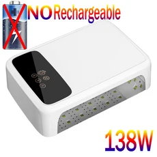 무선 LED 네일 램프 UV 72W 충전식 15600mAh 전문 젤 네일 드라이어 매니큐어 컬링 램프 모든 젤 매니큐어, 02 EU PLUG(220-240V), 1