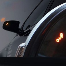 YF쏘나타 사각지대센서 측후방경보기 BSA센서 램프무(호환 상품), 블랙, 1개