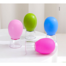 미사 마사지 컵 얼굴 마사지 리프팅 V라인 4개입, 로즈핑크, 1세트