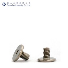 【銳禾】工廠直營 M4x6 I頭 十字槽 機械牙 鍍鎳 螺絲組 (100入) IAM0400601A, 1個