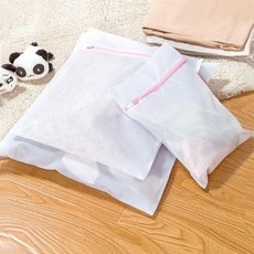 細網加厚洗衣袋 過濾網袋 護洗袋 衣物袋, 1個, 中號*2+大號*2