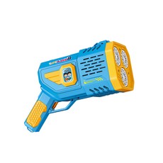 平凡兄妹泡泡槍 激光泡泡槍2 優質 大型 自動泡泡槍, 藍色