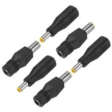MMETRXITY 3세트 커넥터 어댑터 8mm 여성 대 5 5mm x 2 5mm 남성 및 8mm 남성 대 5 5mm 휴대용 발전소/태양광 발전기/노트북/태양광 패널용 구리 커넥터