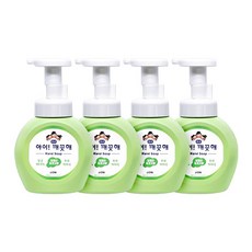 아이깨끗해 항균 폼 핸드솝 청포도향, 250ml, 4개