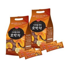광야식품 뉴 시리얼 귀리 호박차 스틱형 냉온차 30포 2개, 20g, 30개입