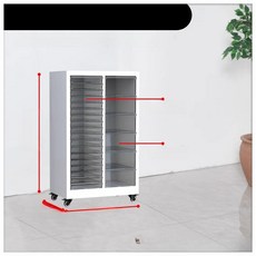 네일 진열장 보관함 서랍 화장대 수납함 매니큐어 흰색 22개 서랍 4+8+12cm, 1.4mm, 화이트 93 24단 + 대형 바퀴 포함