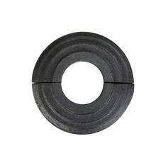 Renovators Supply Manufacturing Escutcheon Plate 8.3cm OD 알루미늄 장식쇠 래커 블랙 마감 라디에이터 플랜지, Black-3.00 Inch Od X 1.25 Inch