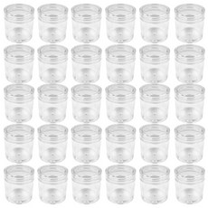 올커버 원통 아크릴 미니 용기 10g, 투명, 1세트