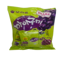 오리온 마이구미 포도, 43.2g, 6개