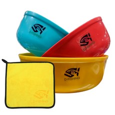 D-FISHING 민물 떡밥그릇 세트 글루텐 낚시 싹싹 DF-03, 001., 1세트
