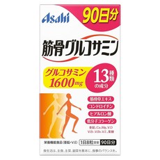 Asahi 朝日 軟骨素+鈣+葡萄糖胺錠 90天份, 1個, 720顆