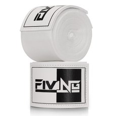 FIVING 복싱 핸드랩 권투 밴디지 450cm손목붕대, 1세트, 흰색