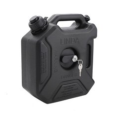 LINDA 汽車摩托車塑料汽油桶 5L, 1個, 5L備用油桶（黑色）