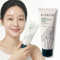 Blansen 시카크림 트러블 진정 재생크림 판테놀 피부장벽 회복크림, 100g, 2개