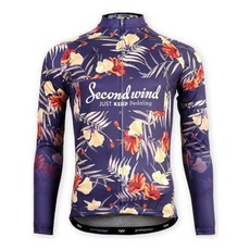 자전거져지상의 라이딩의류 알로하바이올렛 긴팔저지 nys+694hC