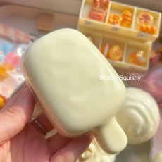 아이스크림 말랑이 스퀴시 스퀴지 촉감놀이, 1개, 바닐라
