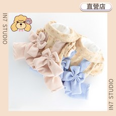 Lollypop PET 蝴蝶結卡通背帶褲 秋冬寵物服飾, 藍色,S, 詳見包裝