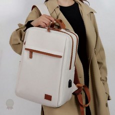 사각형 디자인 직장인 백팩 노트북 수납 가능 출퇴근용 가방 심플 디자인 남녀