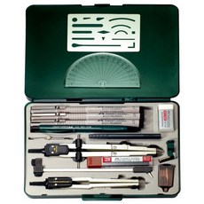 德國FABER-CASTELL輝柏 精品製圖儀器 63速動大圓規套裝15品 德製原裝, 1