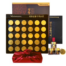 광동 침향 녹용 홍삼 기력환 30세트 +쇼핑백 15가지 전통 원료 설 명절 부모님 선물세트 1개, 1박스, 112g