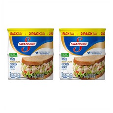 Swanson Premium White Chunk Chicken Breast 스완슨 프리미엄 화이트 청크 닭가슴살 354g 2개입 2팩