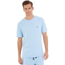 노티카 남성 앵커 크루 넥 슬립 셔츠, X-대형_눈 블루