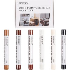 가구 흠집제거 마카펜 가구보수펜 목재 가구 스크래치 복원 메꿈이 보수용 펜, 6개