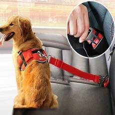 강아지 안전벨트 고양이 오렌지 애견용 자동차, 빠른배송