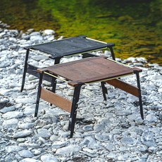 FIELD WORKS 井桌 木桌 露營桌 IGT桌【露營狼】【露營生活好物網】, 黑,井桌