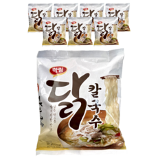 하림 닭칼국수 닭의 진한 맛 한그릇 라면 117g, 468g, 2개