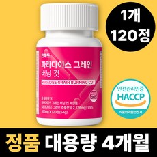 인투드 파라다이스 그레인 버닝 컷, 120정, 1개