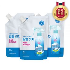 온더바디 코튼풋 발을씻자 풋샴푸 리필 500ml 레몬 3개