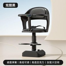 電動車兒童座椅 可折疊前置坐凳 卡其色, 黑色