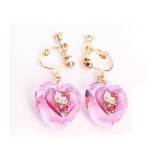 어린이 악세사리) 헬로키티 _ 보석귀걸이 KE-C06 칼라랜덤발송