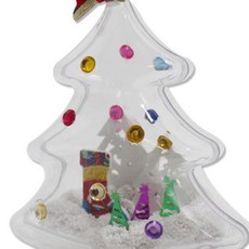 투명트리 만들기 5인 폼클레이 크리스마스트리만들기