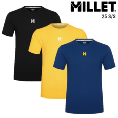 밀레 [여름] 남자 러닝에 적합한 스마트 드라이 소재로 쾌적한 트레일 러닝 환경을 제공하는 기능성 쿨 라운드 티셔츠