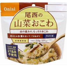 Onisi 尾西食品 山菜糯米飯, 1套, 高山野菜飯 5入, 100g