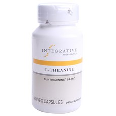 INTEGRATIVE THERAPEUTICS L-茶氨酸素食膠囊, 60顆, 1罐