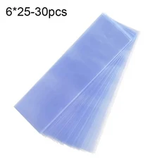 30-150pcs transparent shrink film bag anti-dust protective case cover for TV air conditioner remote, 10 6X25cm-30pcs