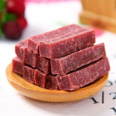 【喵喵 】好吃美味 桑葚山楂條500g山楂條無添加山楂片果丹皮卷糕塊休閑零食混搭200g, 1個, 500g桑葚山楂條（一小袋）