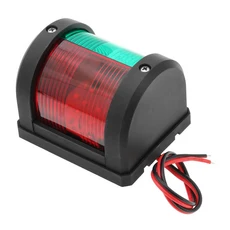 이중 색상 해양 신호등 12V LED 레드 및 활 램프 보트 완벽방수, 01 1PC, 1개