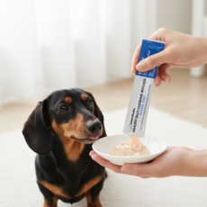 애니홀릭 반려동물 헬시 글루코사민 무스 영양제, 4회분, 뼈/관절강화, 4개