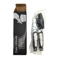 手動三合一多功能開罐器 廚房開罐頭工具, 1個, 罐頭刀【黑柄】