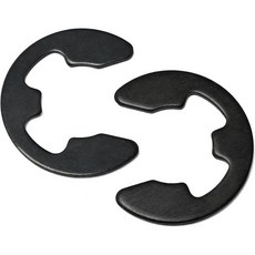 M12 스테인리스 스틸 외부 클립스 링 E클립 고정축 스냅 12mm 고정장치 고정 서클립 80개, M15, 탄소강